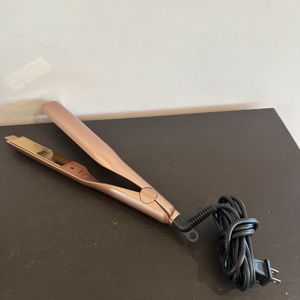 Pro Magic HS-058 Twist Gold Plated 2-in-1 Hair Straightener Curling Flat Iron